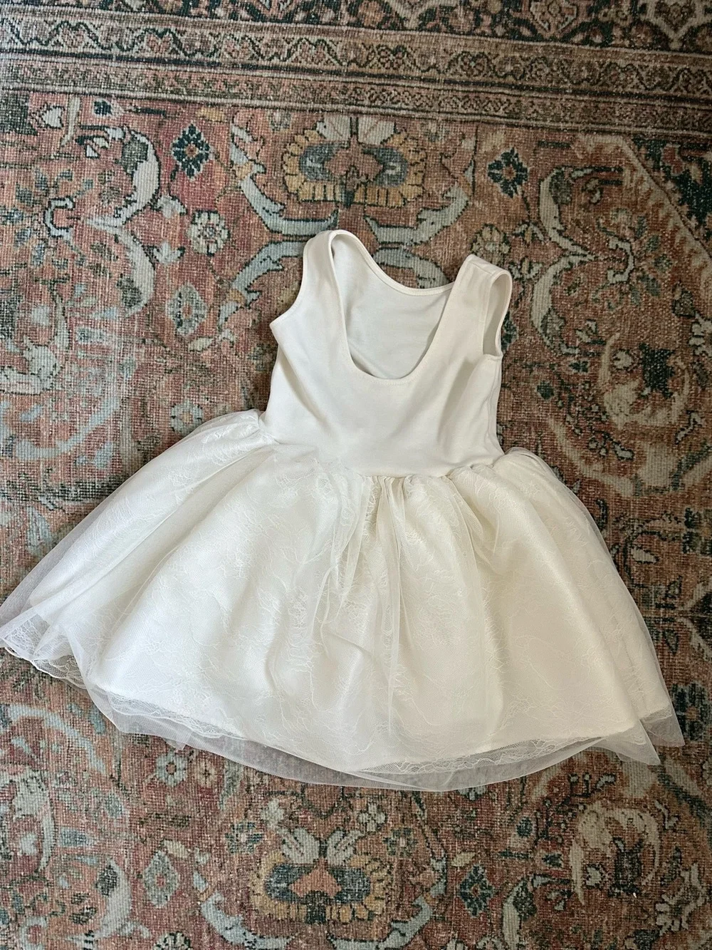 H&M Ivory Lace & Tulle Dress